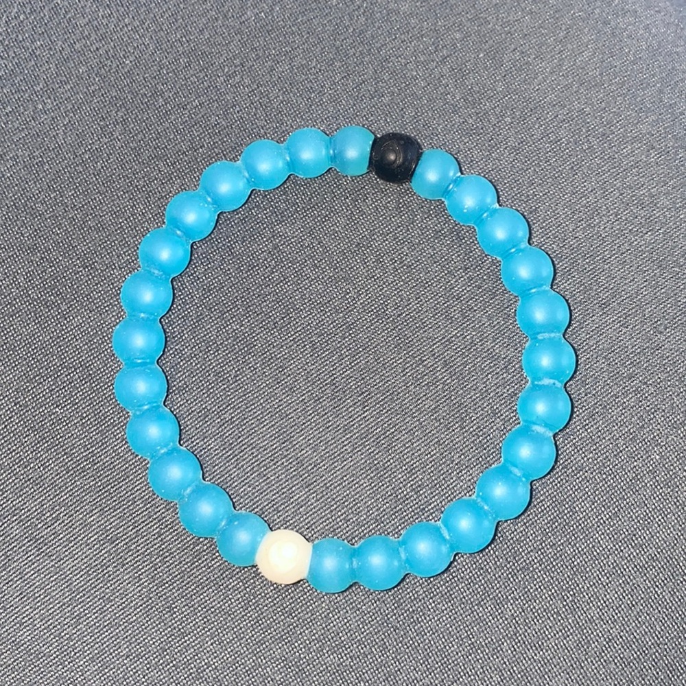 Blue Lokai bracelet!